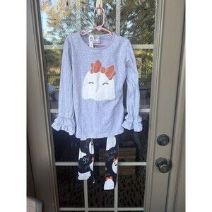 Mia Belle Girls Multi-Color Halloween Ghost Outfit- 3XL (8/9)